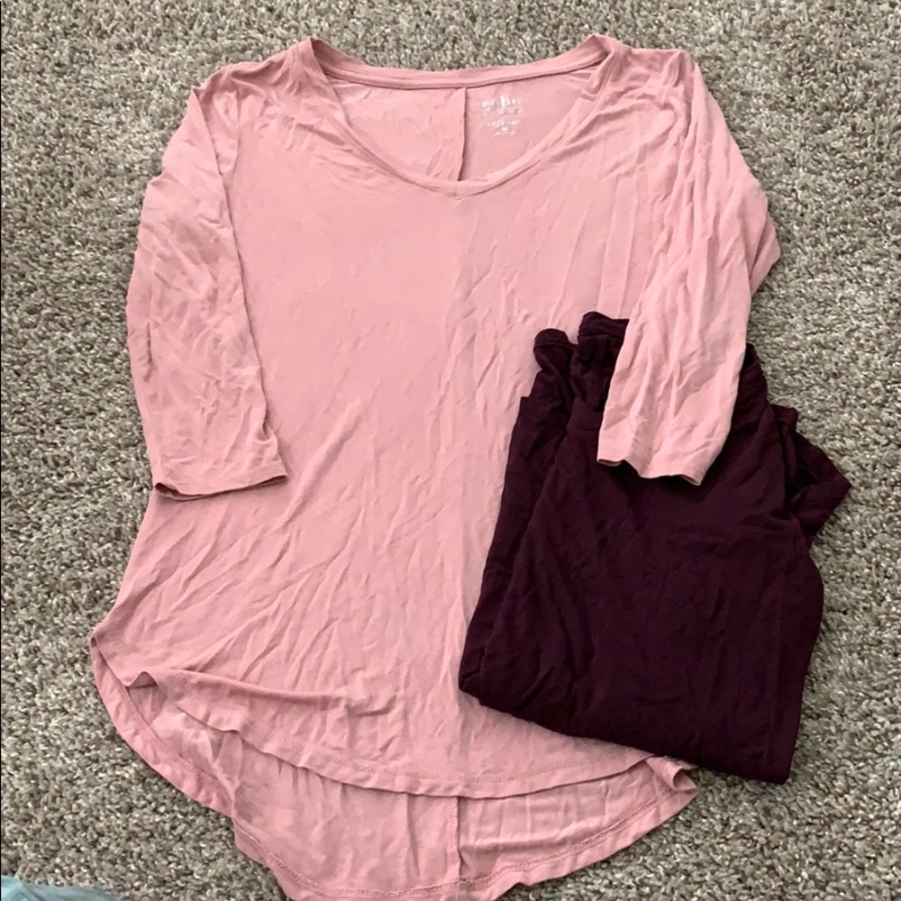 New York & Company Soho soft 3/4 sleeve tee